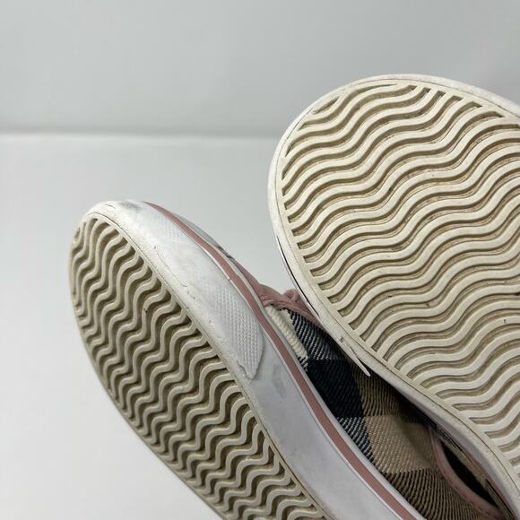 Burberry Pink Check Double Strap Sneaker Toddler (EU 28) - Picture 11 of 11